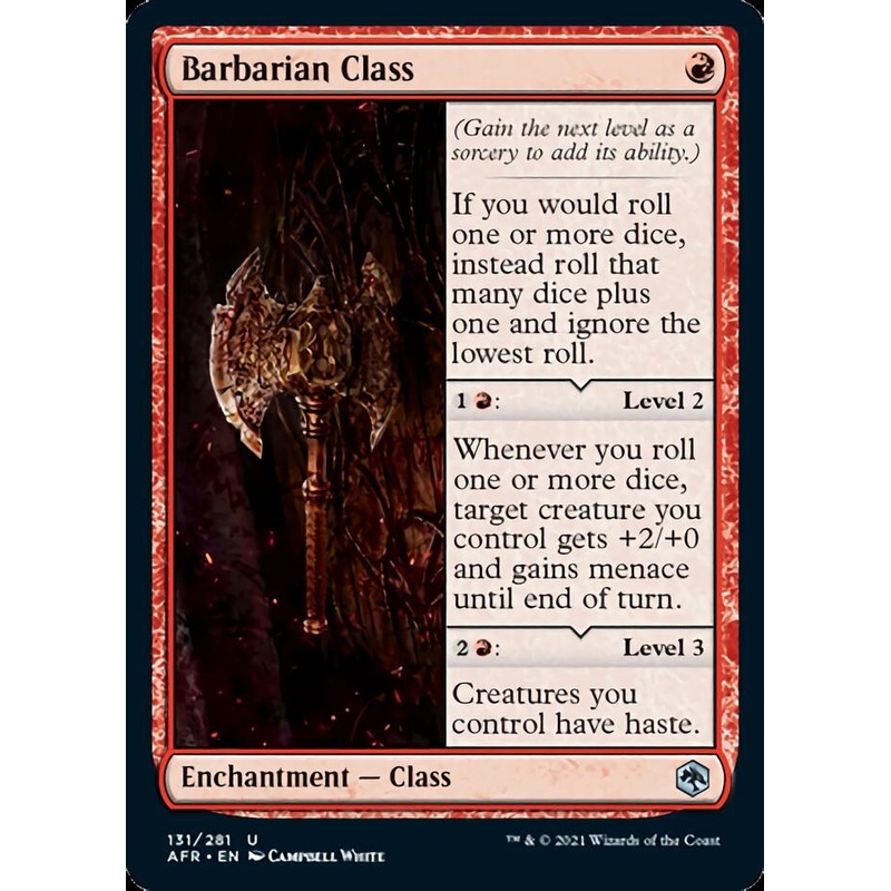 Barbarian Class [Dungeons & Dragons: Adventures in the Forgotten Realms]