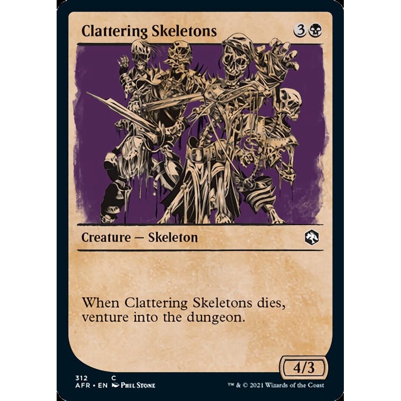 Clattering Skeletons (Showcase) [Dungeons & Dragons: Adventures in the Forgotten Realms]
