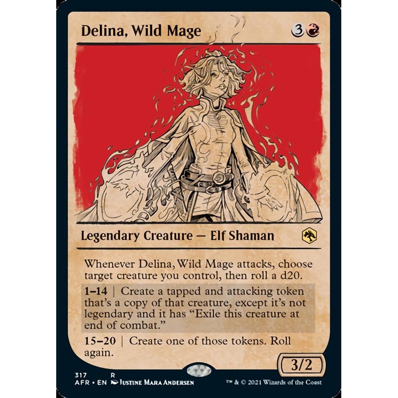 Delina, Wild Mage (Showcase) [Dungeons & Dragons: Adventures in the Forgotten Realms]