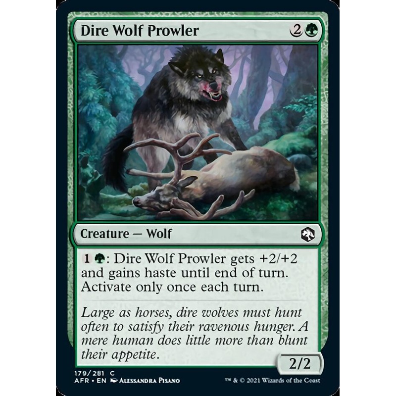 Dire Wolf Prowler [Dungeons & Dragons: Adventures in the Forgotten Realms]