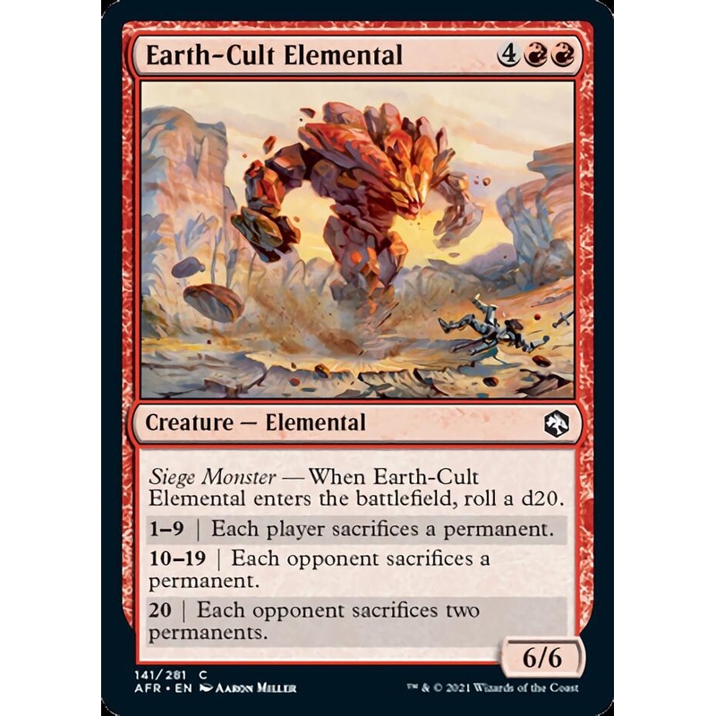 Earth-Cult Elemental [Dungeons & Dragons: Adventures in the Forgotten Realms]