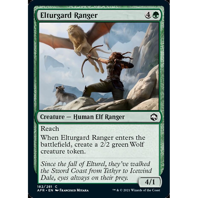 Elturgard Ranger [Dungeons & Dragons: Adventures in the Forgotten Realms]