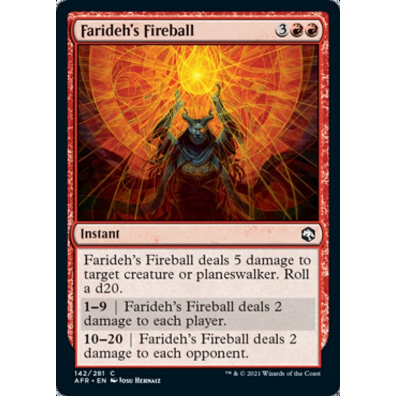 Farideh's Fireball [Dungeons & Dragons: Adventures in the Forgotten Realms]