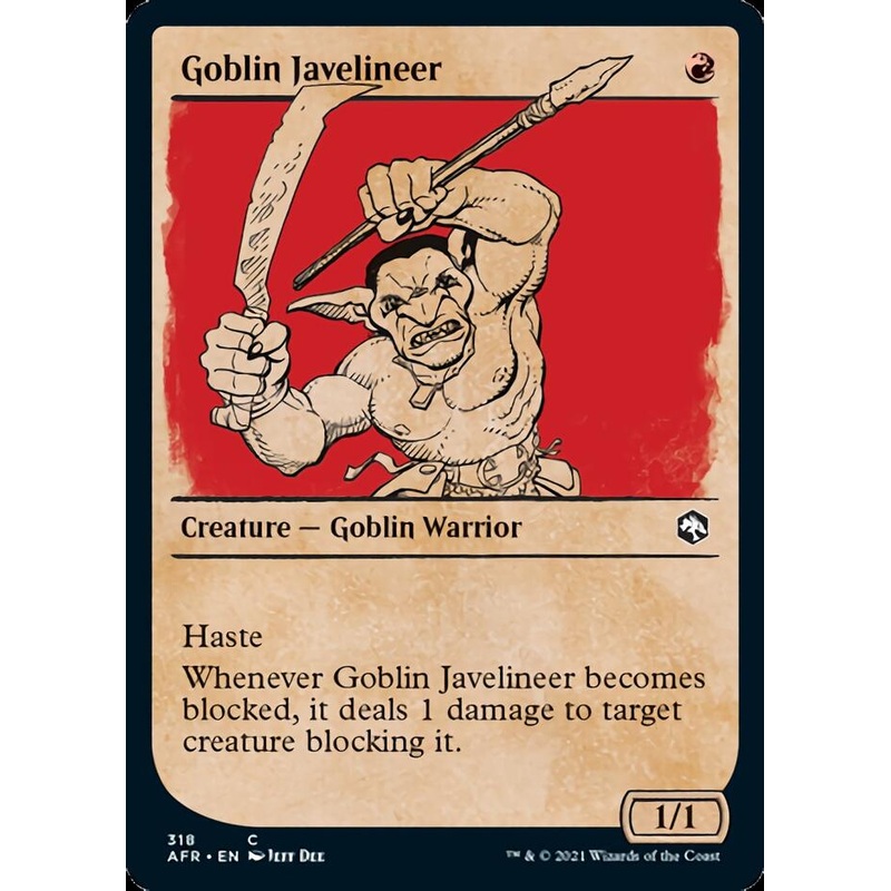 Goblin Javelineer (Showcase) [Dungeons & Dragons: Adventures in the Forgotten Realms]