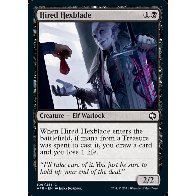 Hired Hexblade [Dungeons & Dragons: Adventures in the Forgotten Realms]