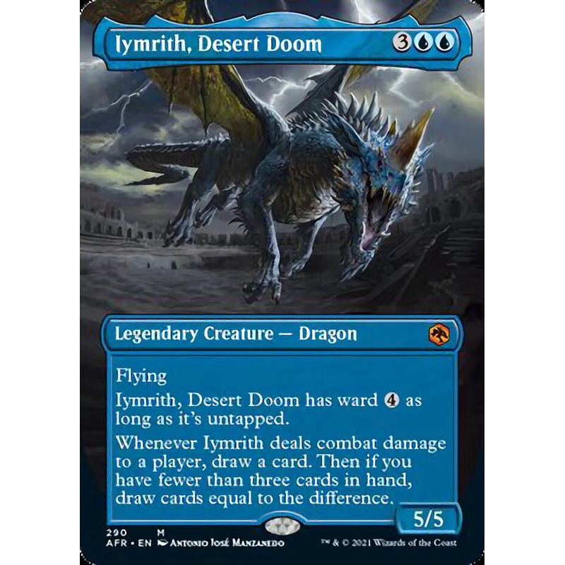 Iymrith, Desert Doom (Borderless Alternate Art) [Dungeons & Dragons: Adventures in the Forgotten Realms]