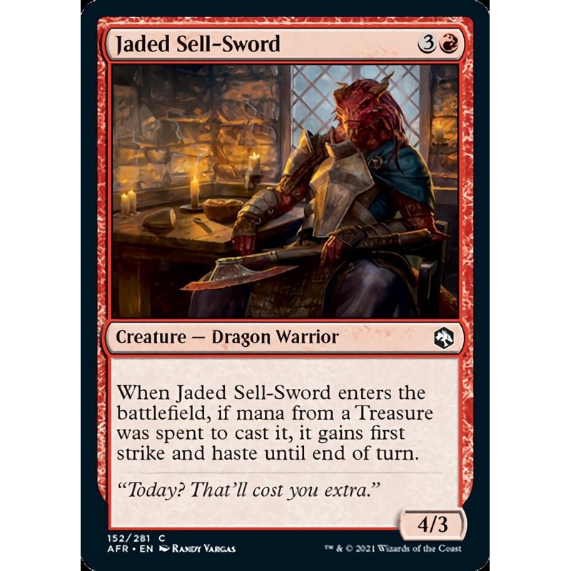 Jaded Sell-Sword [Dungeons & Dragons: Adventures in the Forgotten Realms]