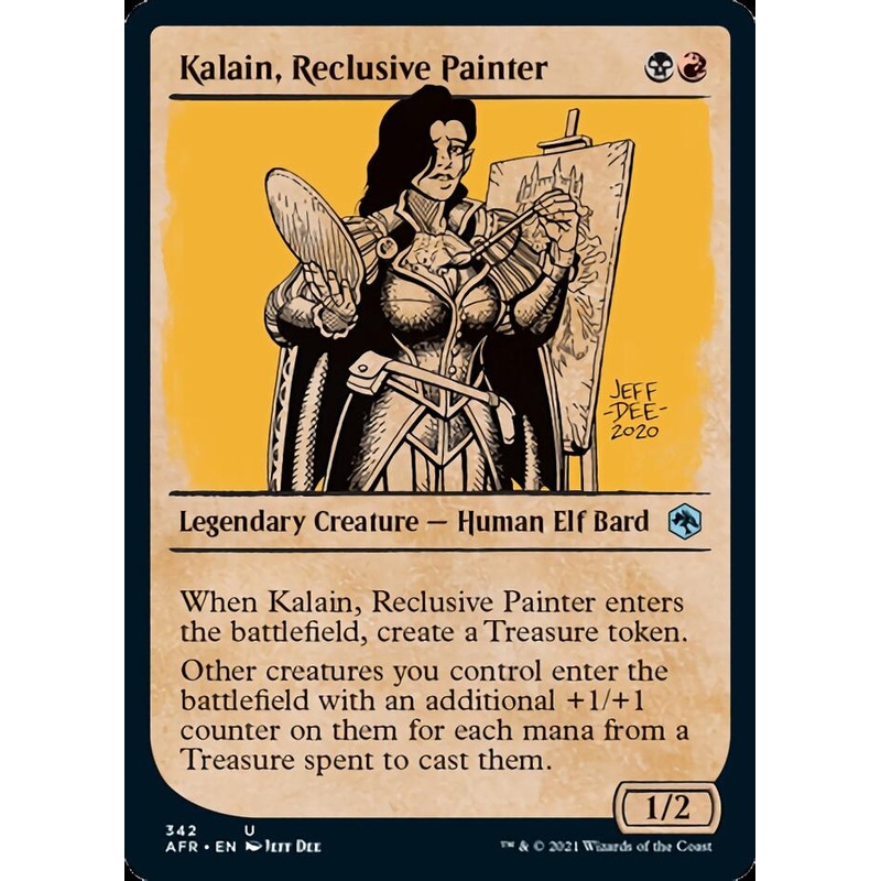 Kalain, Reclusive Painter (Showcase) [Dungeons & Dragons: Adventures in the Forgotten Realms]