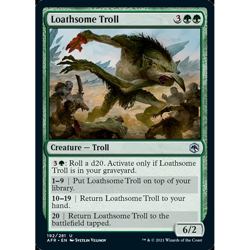 Loathsome Troll [Dungeons & Dragons: Adventures in the Forgotten Realms]