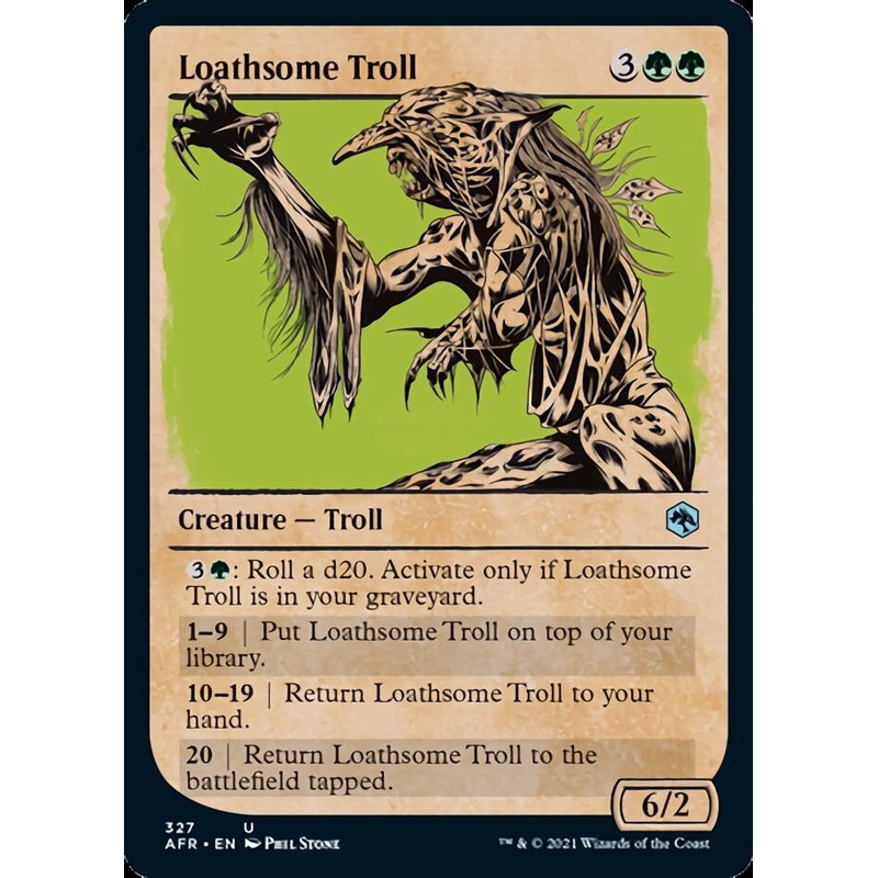 Loathsome Troll (Showcase) [Dungeons & Dragons: Adventures in the Forgotten Realms]