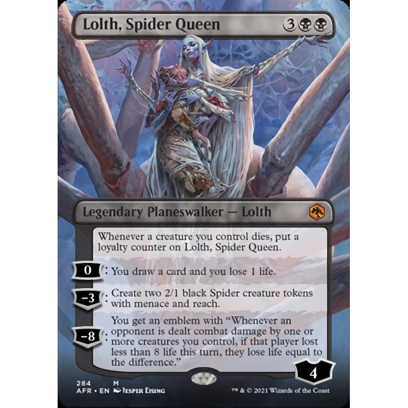 Lolth, Spider Queen (Borderless) [Dungeons & Dragons: Adventures in the Forgotten Realms]