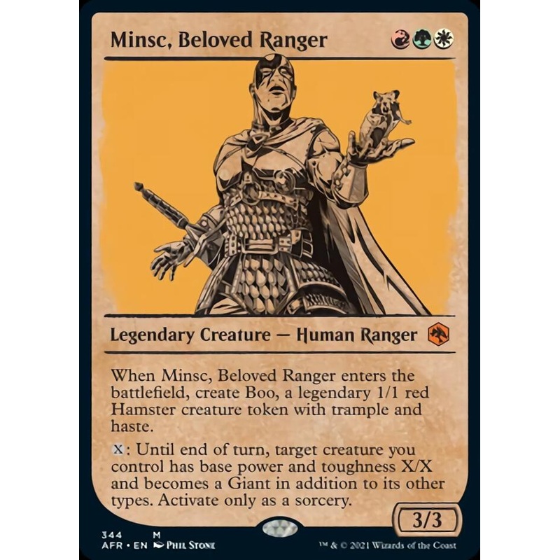 Minsc, Beloved Ranger (Showcase) [Dungeons & Dragons: Adventures in the Forgotten Realms]