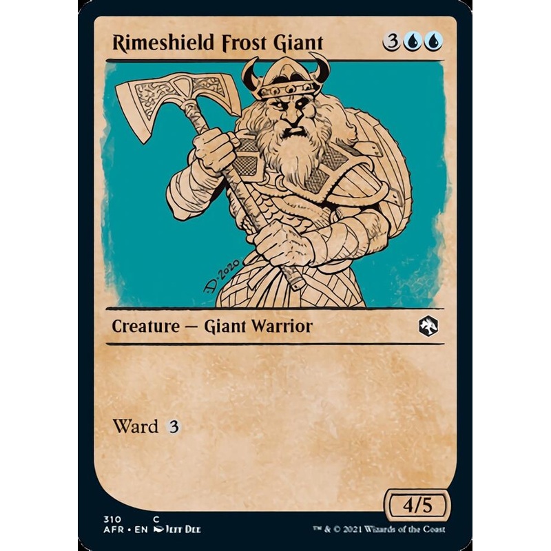 Rimeshield Frost Giant (Showcase) [Dungeons & Dragons: Adventures in the Forgotten Realms]