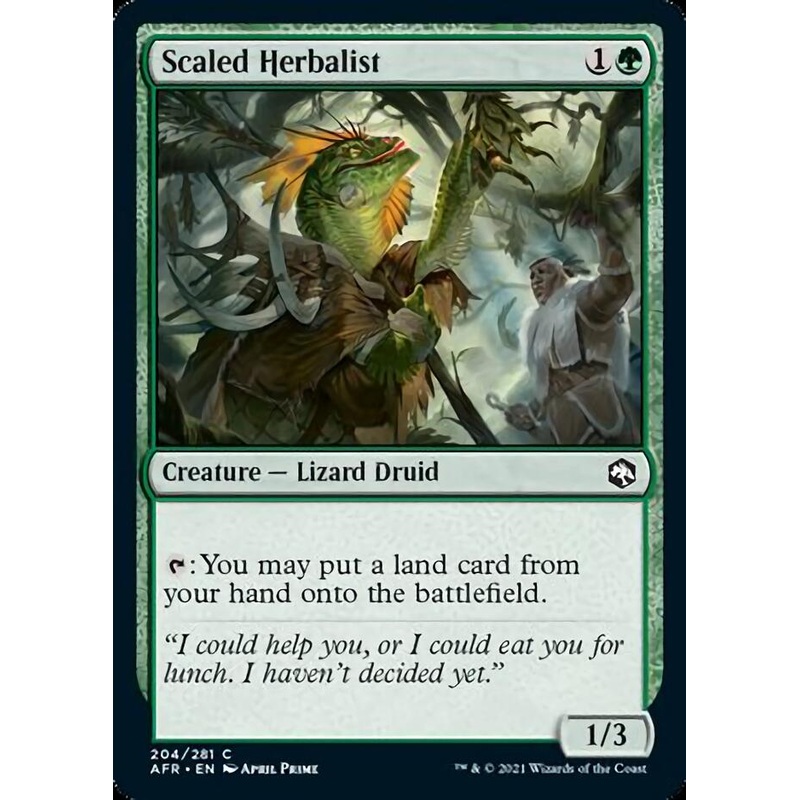 Scaled Herbalist [Dungeons & Dragons: Adventures in the Forgotten Realms]