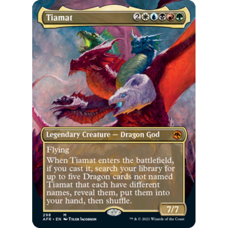 Tiamat (Borderless Alternate Art) [Dungeons & Dragons: Adventures in the Forgotten Realms]