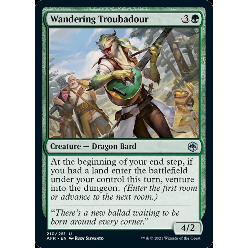 Wandering Troubadour [Dungeons & Dragons: Adventures in the Forgotten Realms]