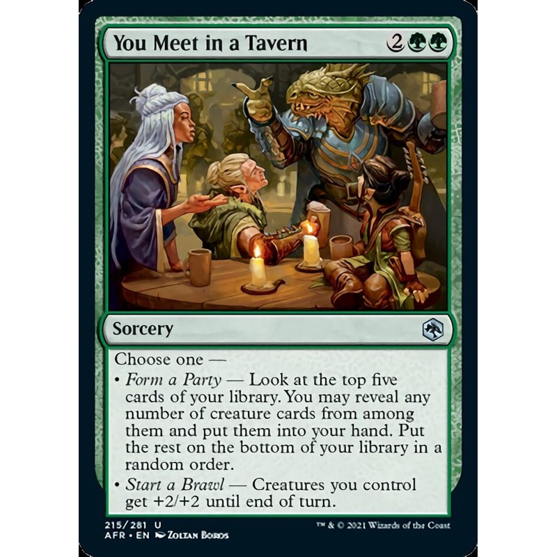 You Meet in a Tavern [Dungeons & Dragons: Adventures in the Forgotten Realms]