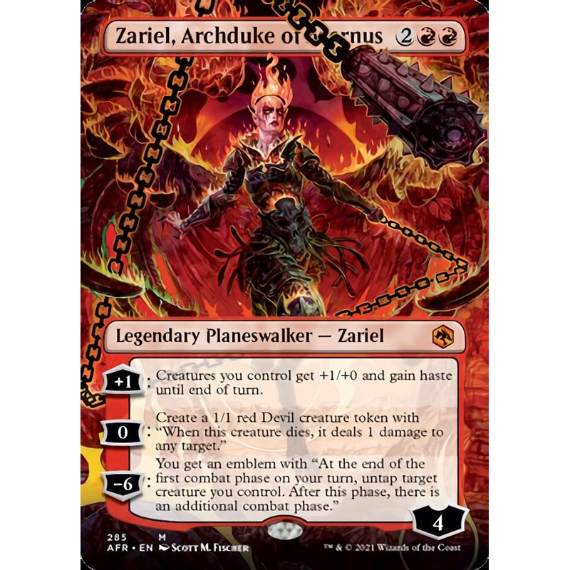 Zariel, Archduke of Avernus (Borderless) [Dungeons & Dragons: Adventures in the Forgotten Realms]