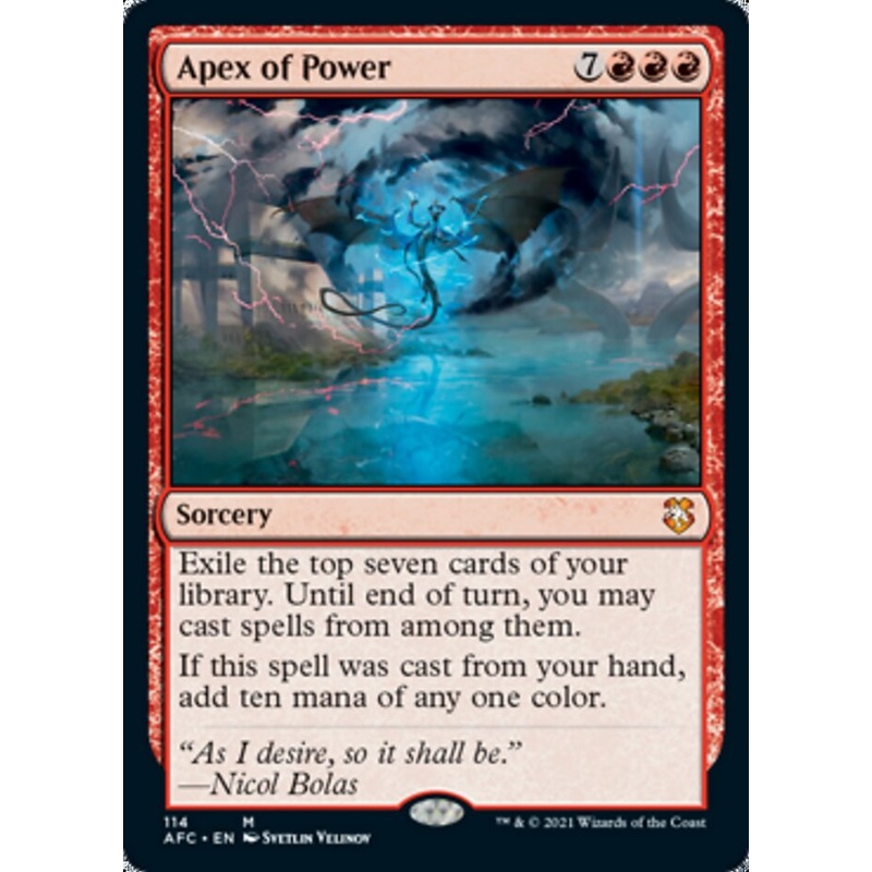 Apex of Power [Dungeons & Dragons: Adventures in the Forgotten Realms Commander]