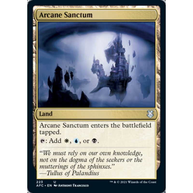 Arcane Sanctum [Dungeons & Dragons: Adventures in the Forgotten Realms Commander]