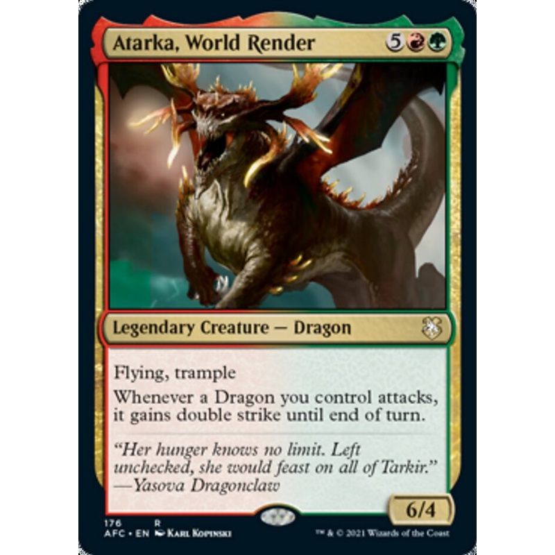 Atarka, World Render [Dungeons & Dragons: Adventures in the Forgotten Realms Commander]