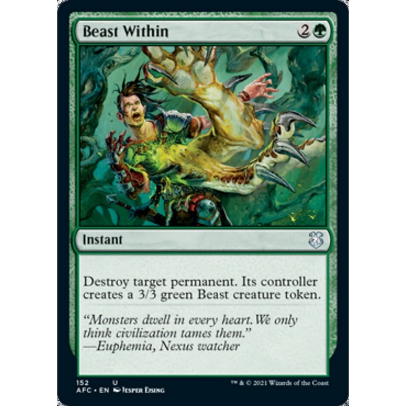 Beast Within [Dungeons & Dragons: Adventures in the Forgotten Realms Commander]