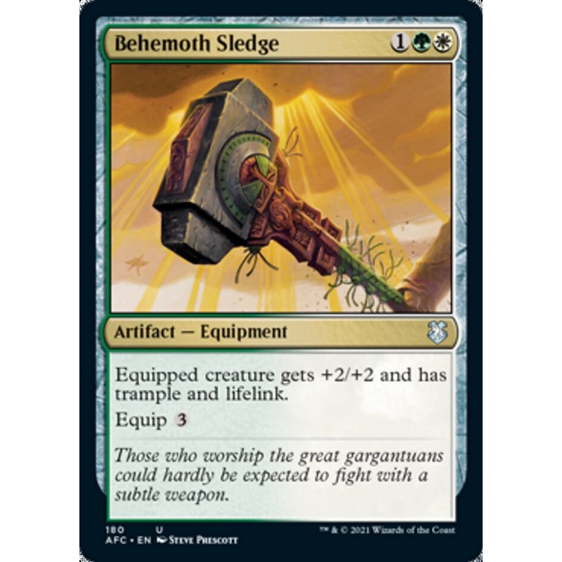 Behemoth Sledge [Dungeons & Dragons: Adventures in the Forgotten Realms Commander]