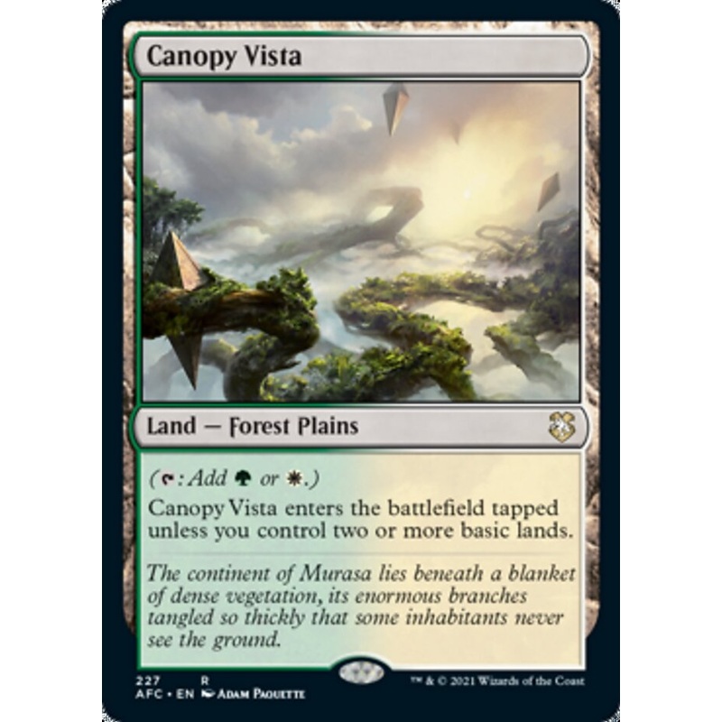 Canopy Vista [Dungeons & Dragons: Adventures in the Forgotten Realms Commander]