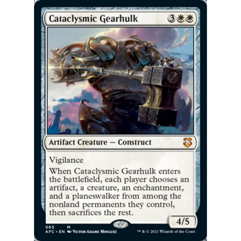 Cataclysmic Gearhulk [Dungeons & Dragons: Adventures in the Forgotten Realms Commander]