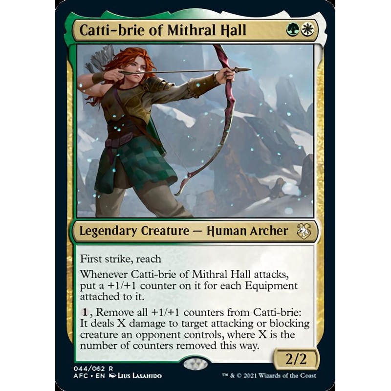 Catti-brie of Mithral Hall [Dungeons & Dragons: Adventures in the Forgotten Realms Commander]