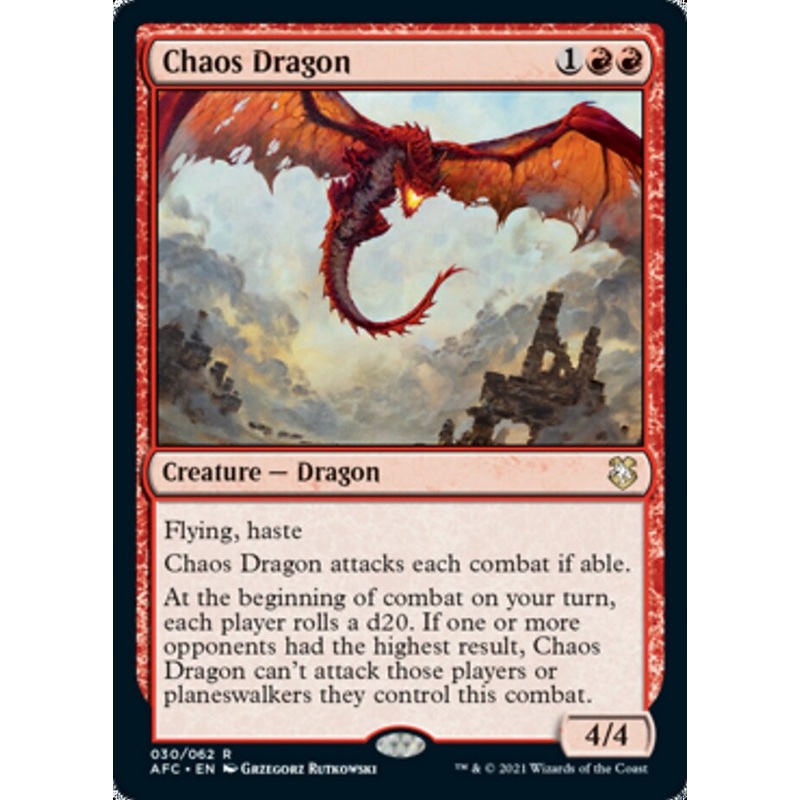 Chaos Dragon [Dungeons & Dragons: Adventures in the Forgotten Realms Commander]