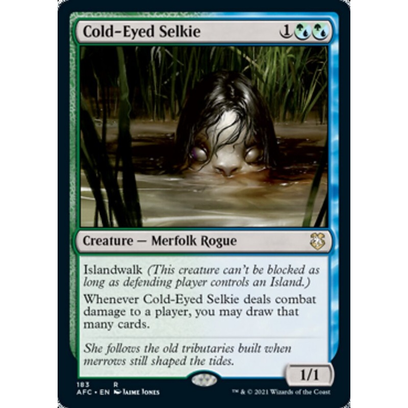 Cold-Eyed Selkie [Dungeons & Dragons: Adventures in the Forgotten Realms Commander]
