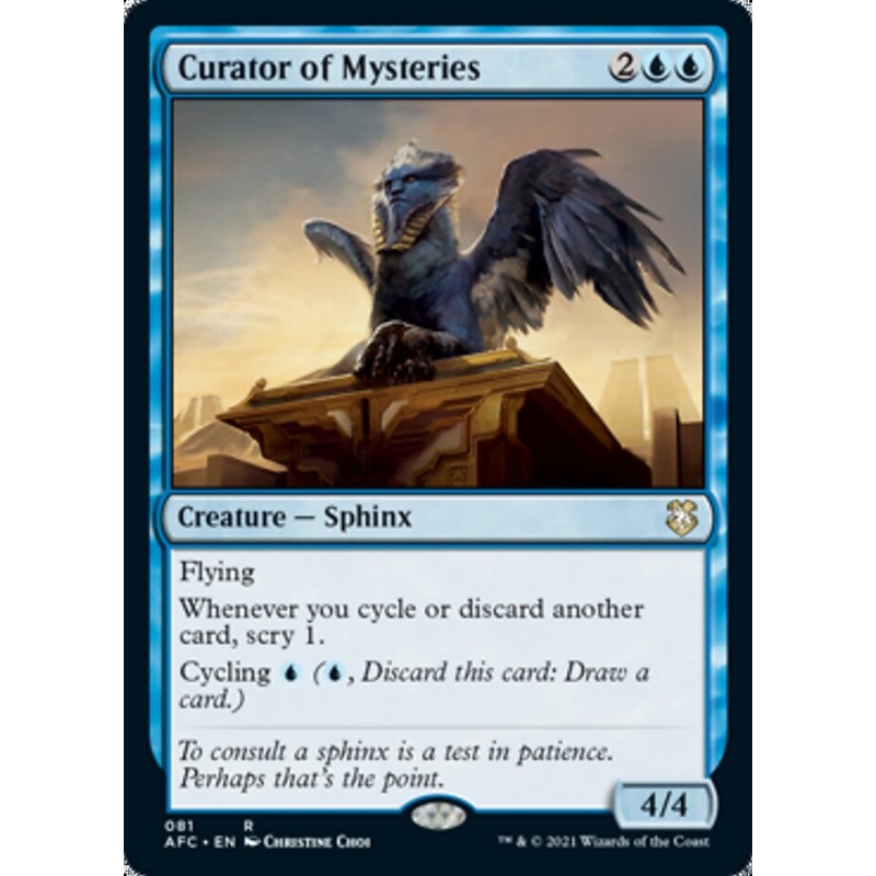 Curator of Mysteries [Dungeons & Dragons: Adventures in the Forgotten Realms Commander]