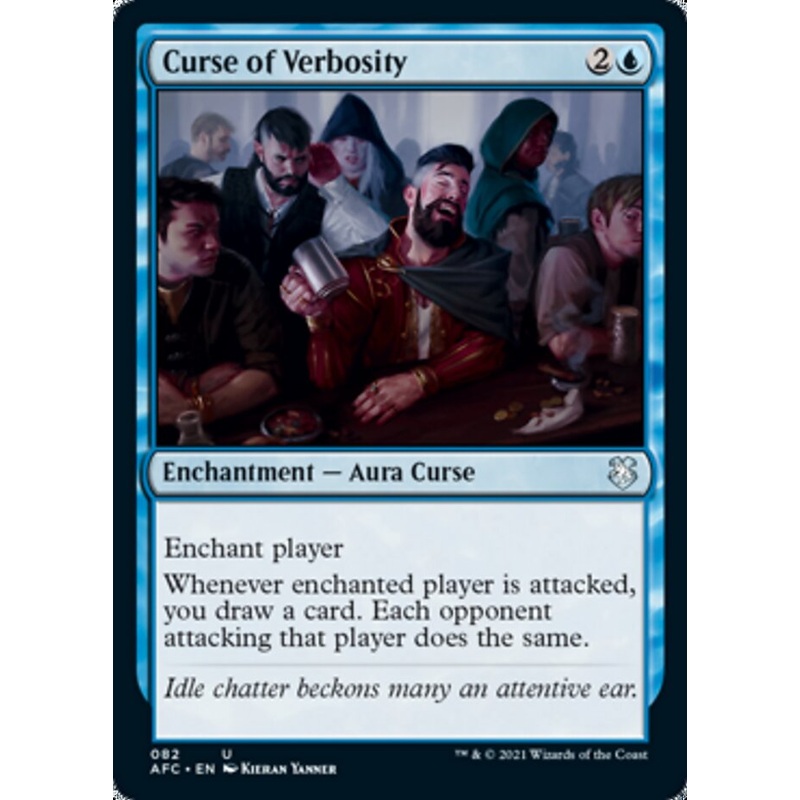 Curse of Verbosity [Dungeons & Dragons: Adventures in the Forgotten Realms Commander]