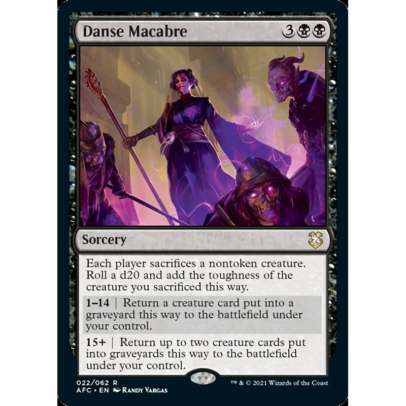 Danse Macabre [Dungeons & Dragons: Adventures in the Forgotten Realms Commander]