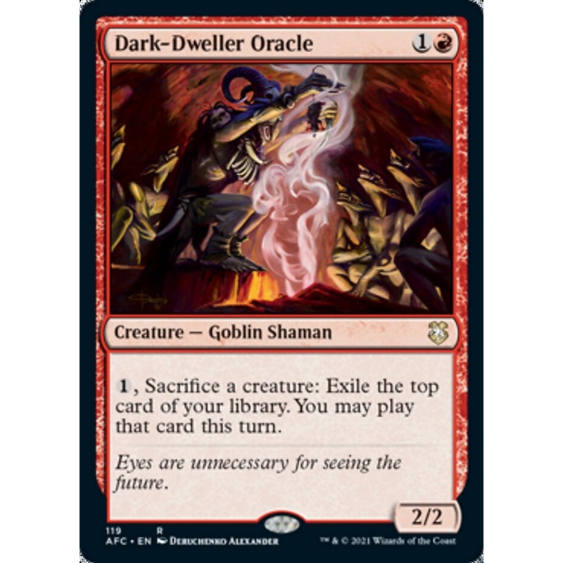 Dark-Dweller Oracle [Dungeons & Dragons: Adventures in the Forgotten Realms Commander]