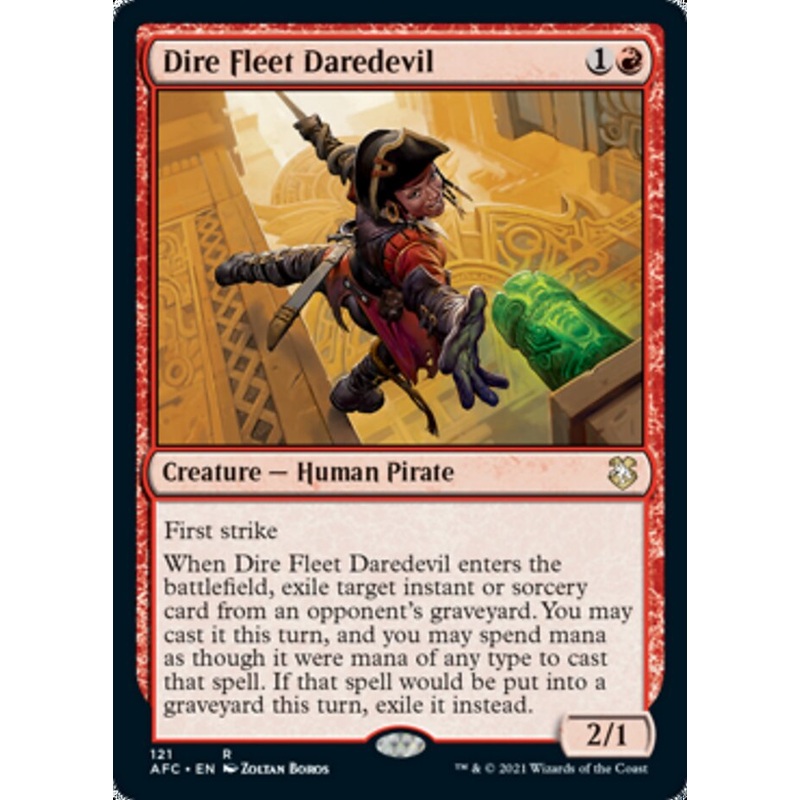 Dire Fleet Daredevil [Dungeons & Dragons: Adventures in the Forgotten Realms Commander]
