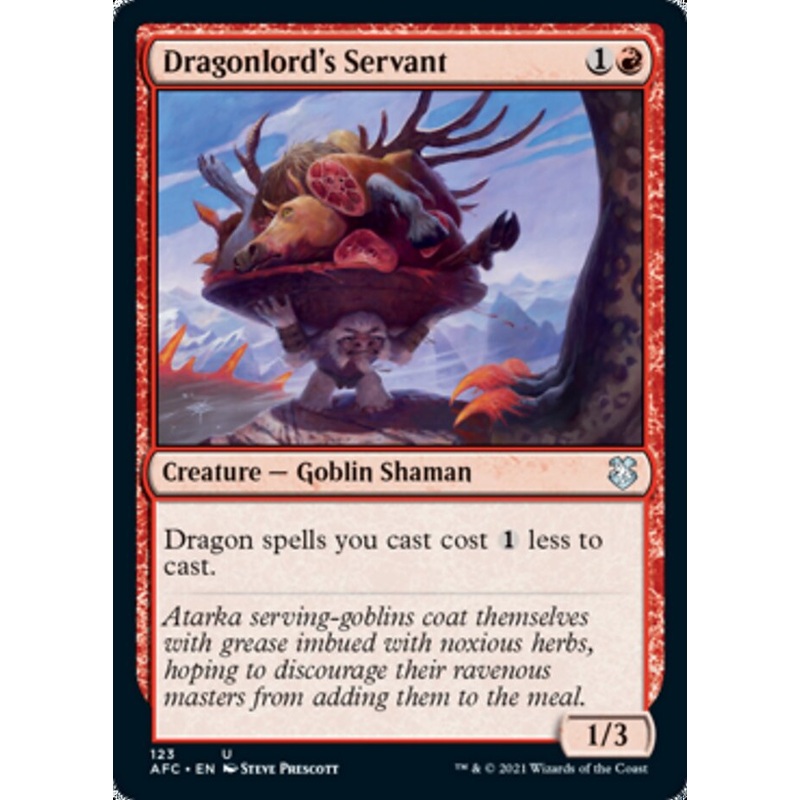 Dragonlord's Servant [Dungeons & Dragons: Adventures in the Forgotten Realms Commander]