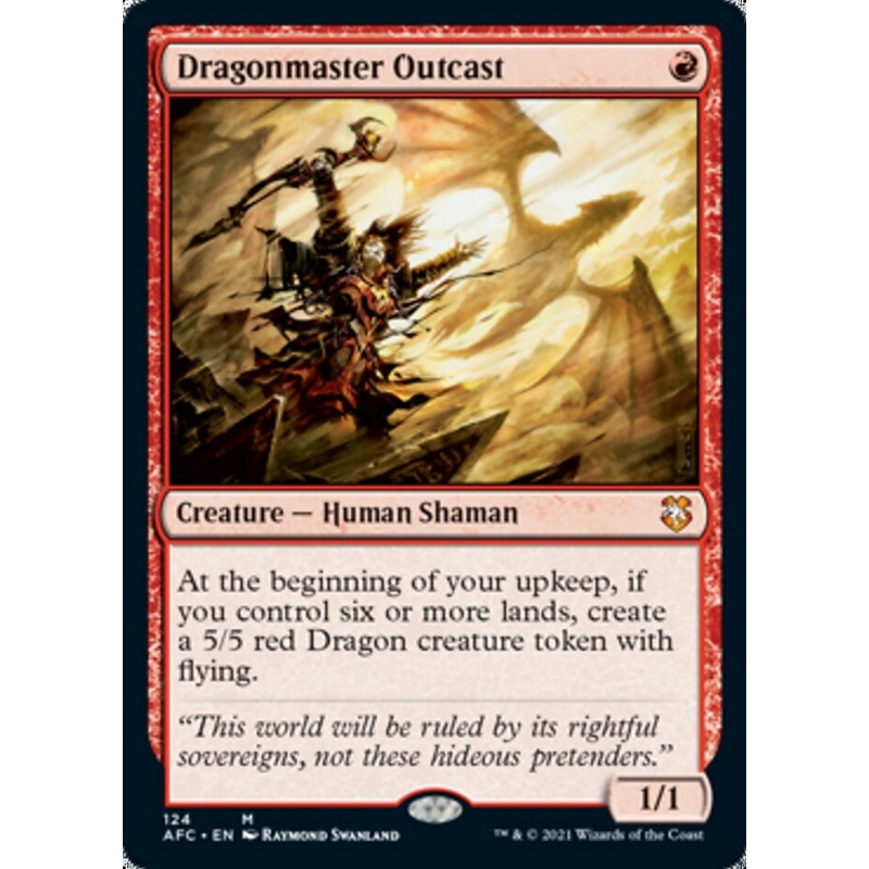 Dragonmaster Outcast [Dungeons & Dragons: Adventures in the Forgotten Realms Commander]