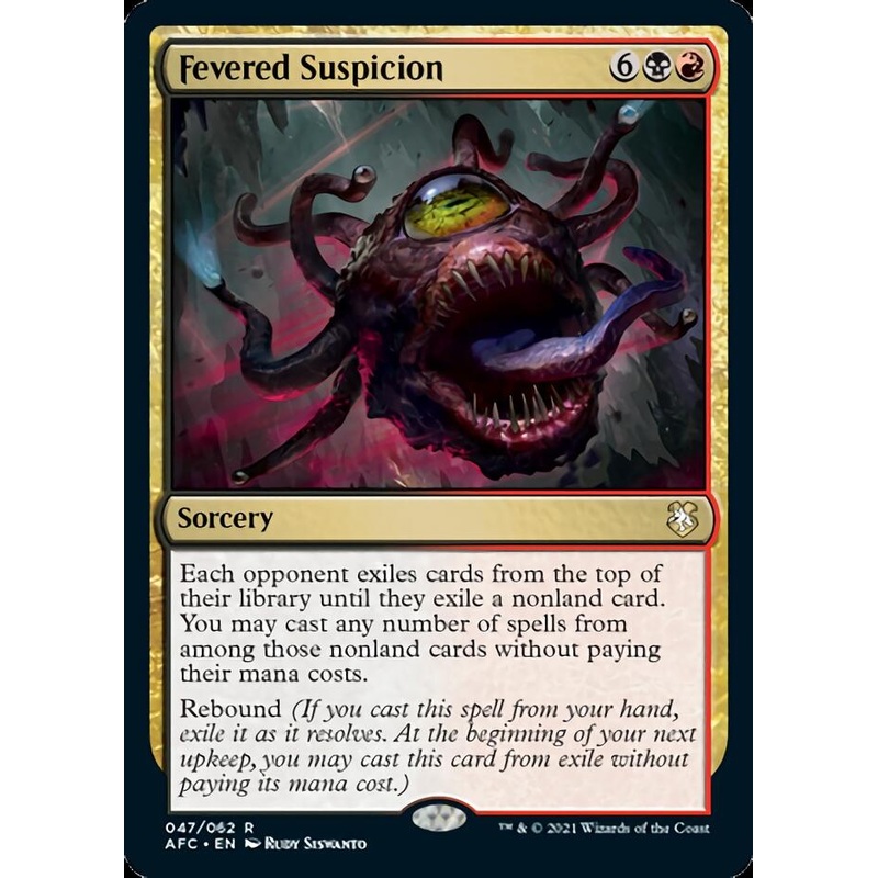 Fevered Suspicion [Dungeons & Dragons: Adventures in the Forgotten Realms Commander]