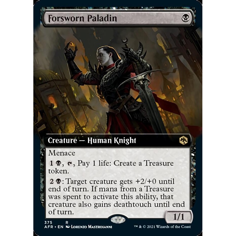 Forsworn Paladin (Extended Art) [Dungeons & Dragons: Adventures in the Forgotten Realms]