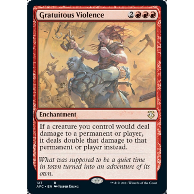 Gratuitous Violence [Dungeons & Dragons: Adventures in the Forgotten Realms Commander]