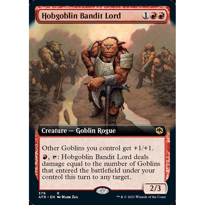 Hobgoblin Bandit Lord (Extended Art) [Dungeons & Dragons: Adventures in the Forgotten Realms]