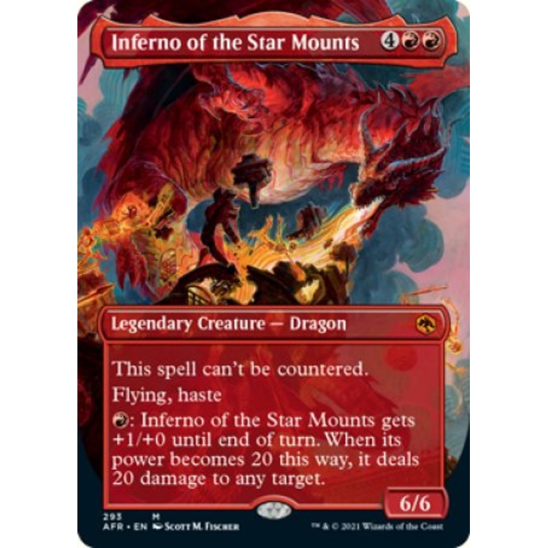 Inferno of the Star Mounts (Borderless Alternate Art) [Dungeons & Dragons: Adventures in the Forgotten Realms]