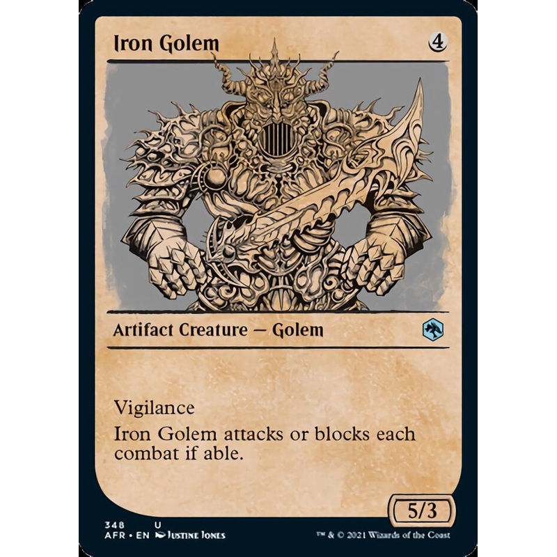Iron Golem (Showcase) [Dungeons & Dragons: Adventures in the Forgotten Realms]