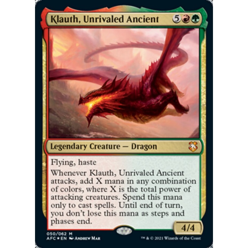 Klauth, Unrivaled Ancient [Dungeons & Dragons: Adventures in the Forgotten Realms Commander]