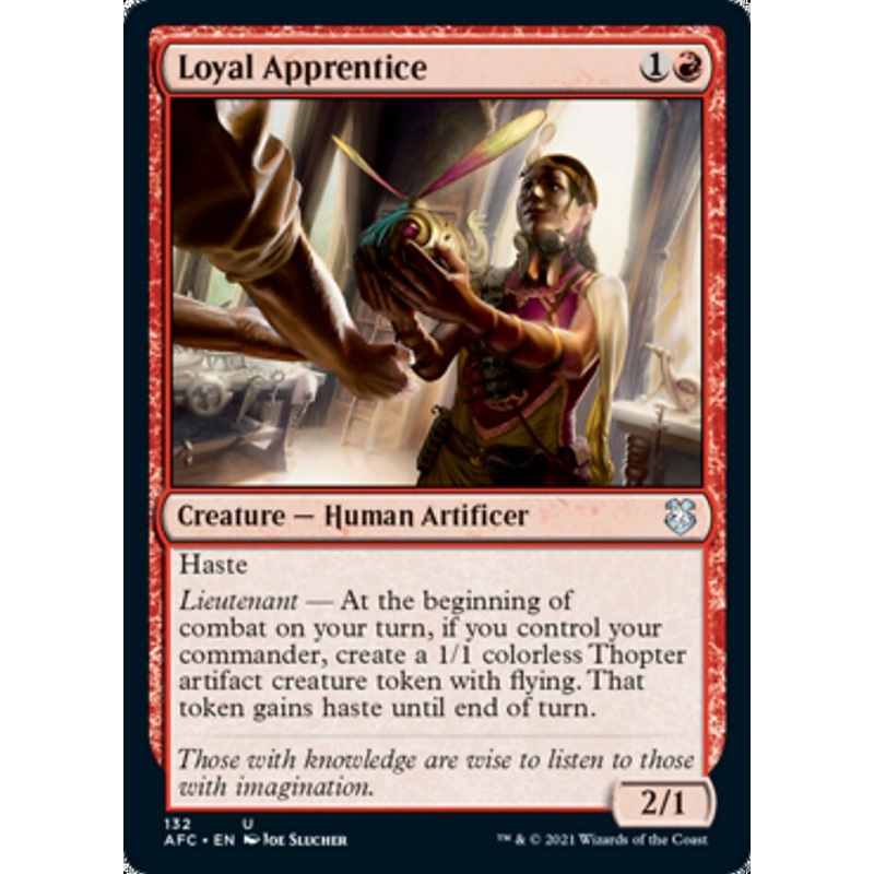 Loyal Apprentice [Dungeons & Dragons: Adventures in the Forgotten Realms Commander]