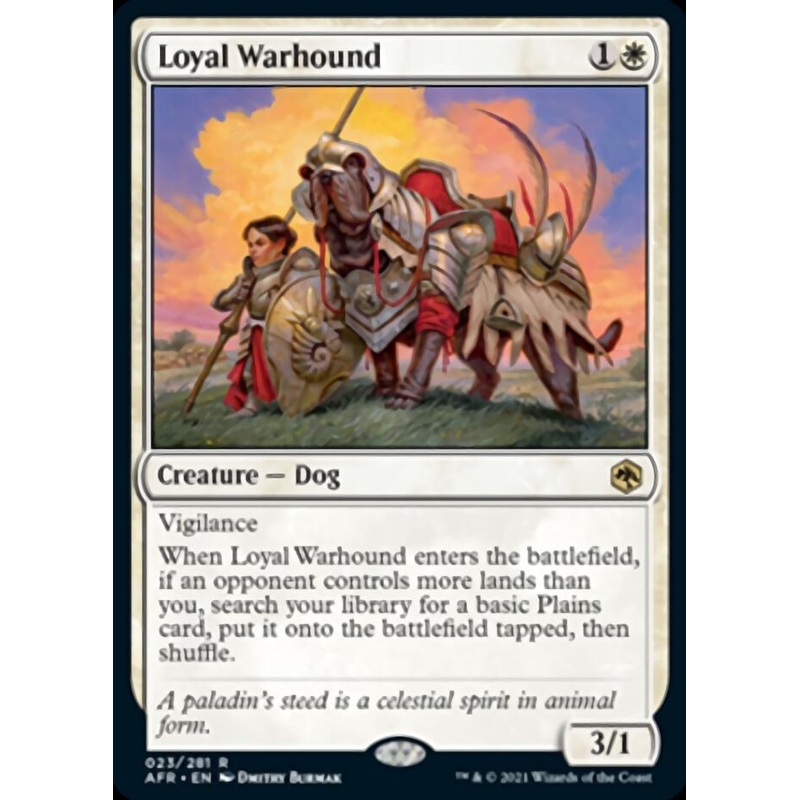 Loyal Warhound [Dungeons & Dragons: Adventures in the Forgotten Realms]