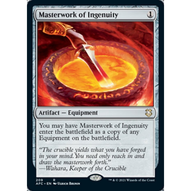 Masterwork of Ingenuity [Dungeons & Dragons: Adventures in the Forgotten Realms Commander]
