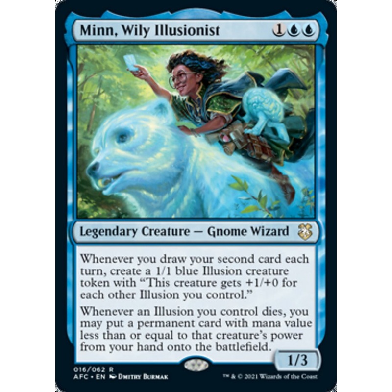 Minn, Wily Illusionist [Dungeons & Dragons: Adventures in the Forgotten Realms Commander]